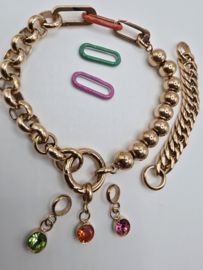 ixxxi connect armbanden set, verwisselbaar, maat 20.5 cm