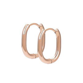 Oorring Oval rosé