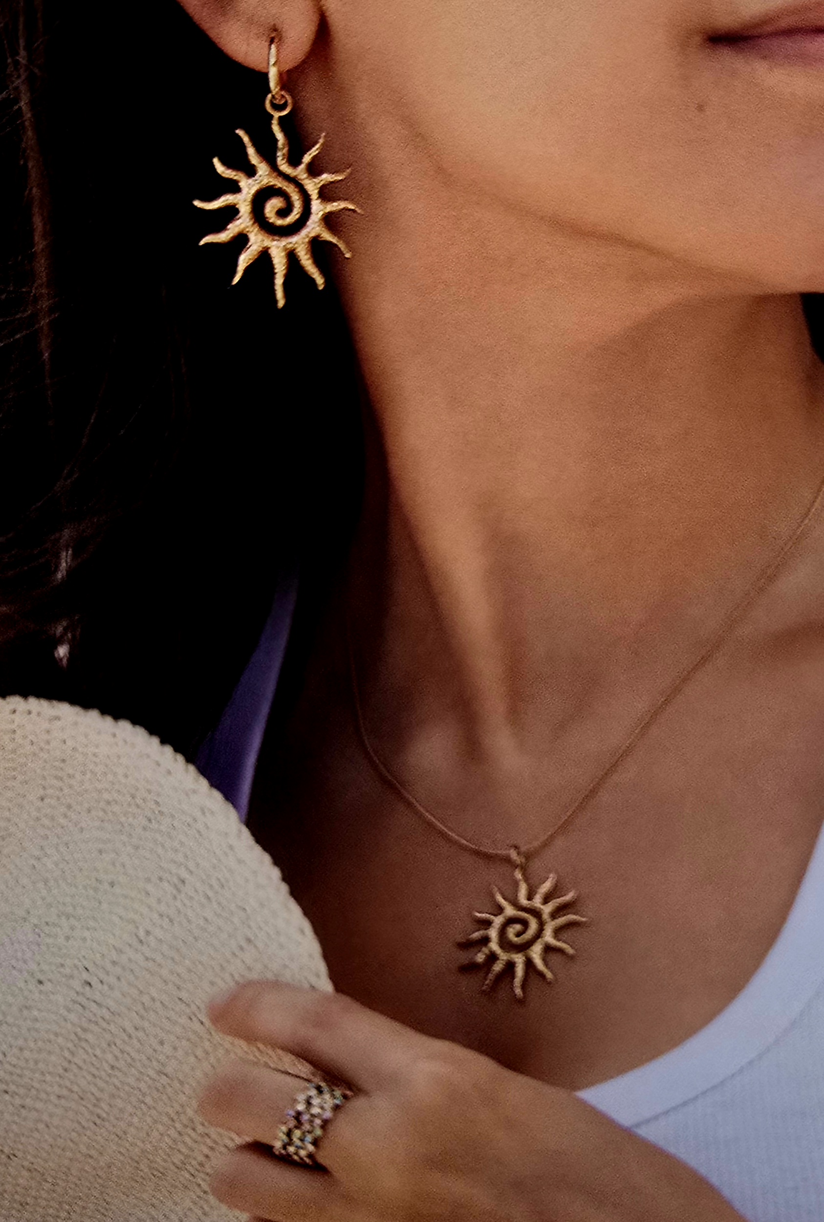ixxxi Creolen Sol Suave Goud