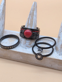 ixxxi ringen set compleet maat 20.5 en 10 mm breed 25-305