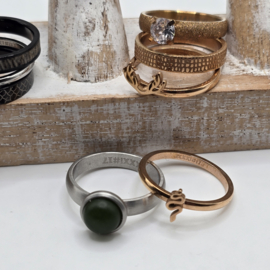ixxxi ringen set compleet maat 17. 1 basis en 11 vulringen. 25-323