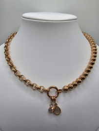 Connect 05 ketting, 45,4 cm lengte Rosé