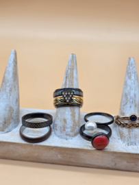 ixxxi ringen set compleet maat 17. 1 basis en 11 vulringen. 25-321
