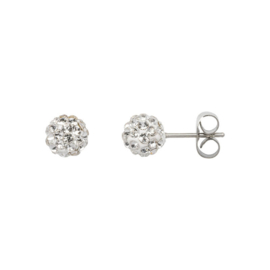 Ear studs ball Crystal