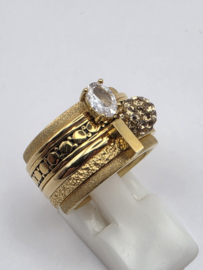 ixxxi ring compleet, maat 17 met limited edition basisring.