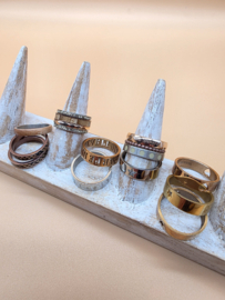 ixxxi ringen set compleet maat 17. 1 basis en 14 vulringen. 26-02