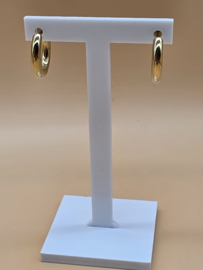 Creolen - 22 mm ring, 4 mm dik