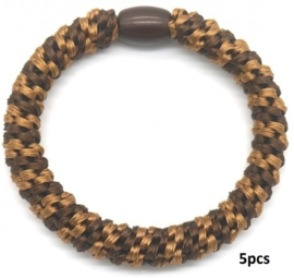 Hairtie bracelet multi bruin