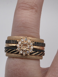 ixxxi ring compleet, maat 17 met limited edition basisring.
