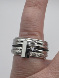 ixxxi ring compleet maat 19, 10 mm breed