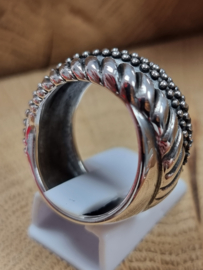 Echt zilveren ring maat 19.5 S9