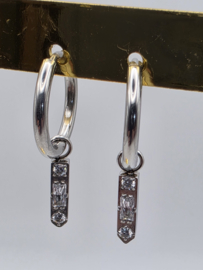 15 mm ixxxi creolen met charm Sparkle