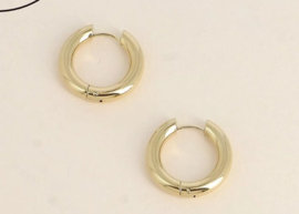 Creolen - 22 mm ring, 4 mm dik