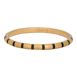Stripes goud/zwart