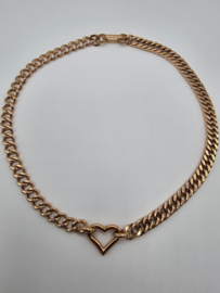 Connect 02 ketting, 45,6 cm lengte Rosé