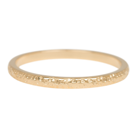 Dancer ring 2 mm goud