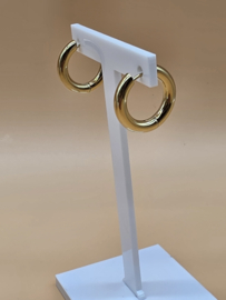 Creolen - 22 mm ring, 4 mm dik