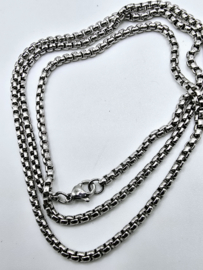 Jasseron Collier, 3 mm breed, 65 cm