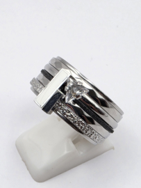 ixxxi ring compleet maat 19, 10 mm breed