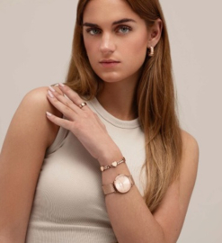 Five hearts bracelet Rosé