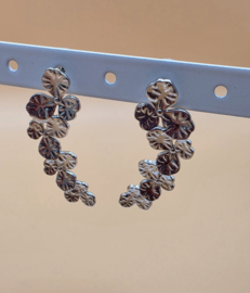 Biba Lief en Joliet, oorbellen, stainless steel, zilver