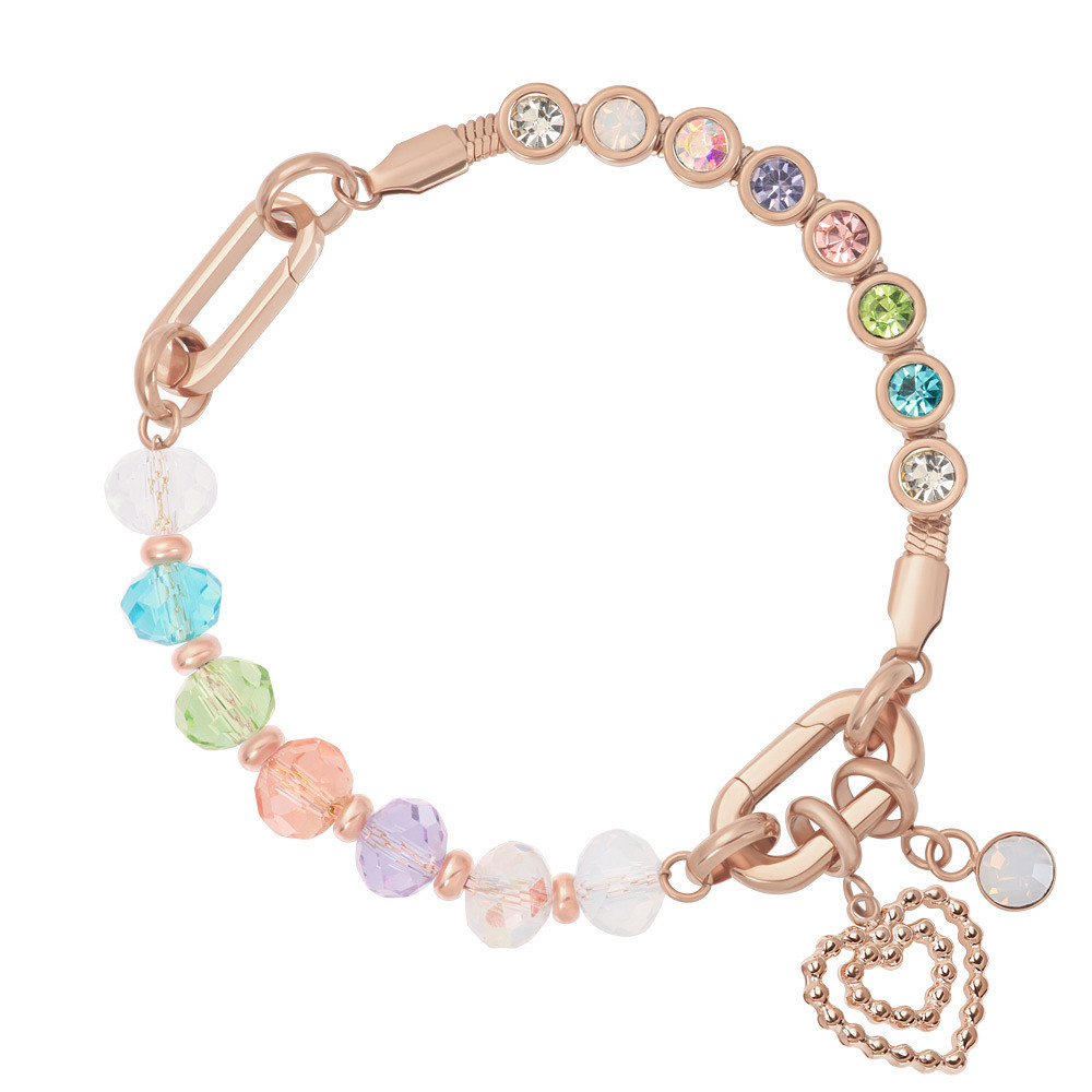 Samengestelde armband Gigi 158080 rosé