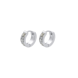 Oorringen Brillia Black Diamond