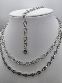 Biba Liet en Joliet, stainless steel, set, 3 kettingen plus 1 armband 2635
