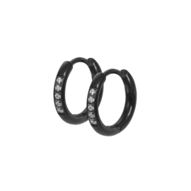 Hoops Crystal Black