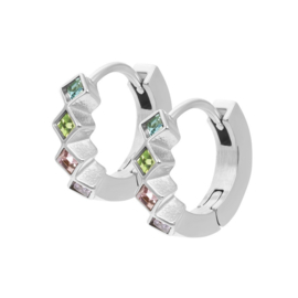 Oorring Blossom Zilver