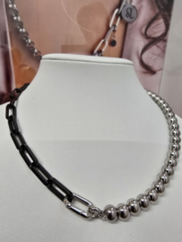ixxxi Connect ketting compleet, zwart/zilver. Connect257