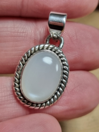 Zilver hanger Maansteen