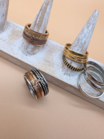 ixxxi ringen set compleet maat 20. 2x basis en 15 vulringen. 20267