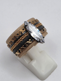 ixxxi ring compleet, maat 19 met limited edition basisring.