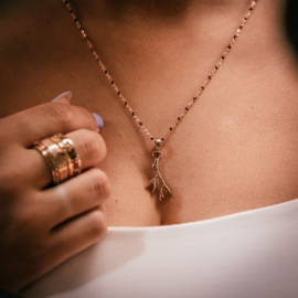 Charm antlers goud
