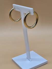 Creolen - 28 mm ring, 4 mm dik