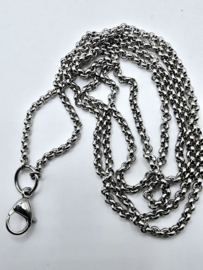 Jasseron Collier, 3 mm breed, 80 cm