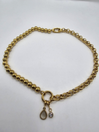 Connect 06 ketting, 45,4 cm lengte Goud