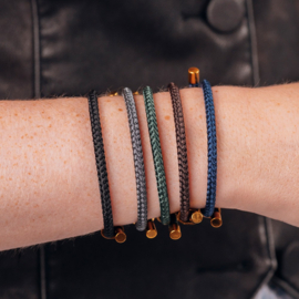 Armband Cozy Zwart/Zilver