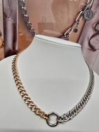 ixxxi Connect ketting compleet, Rosé/zilver. Connect258