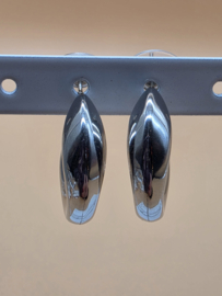 Biba Lief en Joliet, oorbellen, stainless steel, zilver