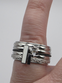 ixxxi ring compleet maat 19, 10 mm breed