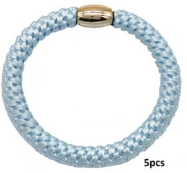 Hairtie bracelet lichtblauw