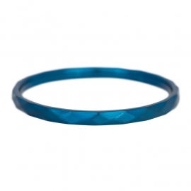 Hammerite ring 2 mm Blauw