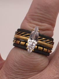 ixxxi ring compleet, maat 19.5  met limited edition basisring.