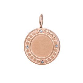Hanger Zirconia Round gegraveerd met max. 4 initialen