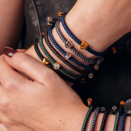 Armband Cozy Heart Grijs