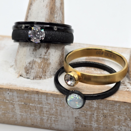 ixxxi ringen set compleet maat 19.5 en 8 mm breed 25-307