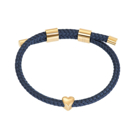 Armband Cozy Heart Blauw