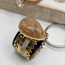 ixxxi ringen set compleet maat 17. 1 basis en 10 vulringen. 25-325